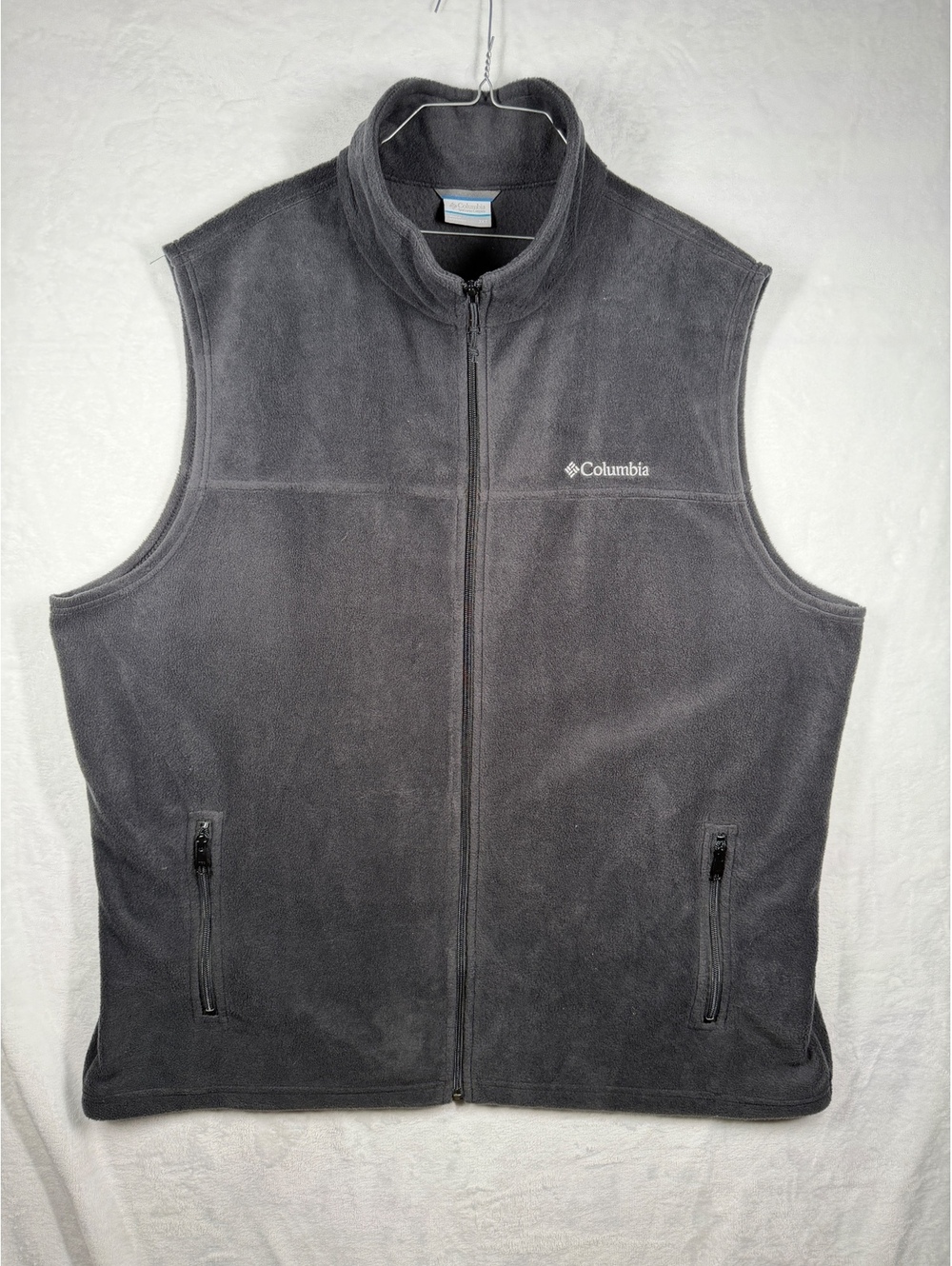 Columbia Men's Gray Fleece Vest Size 3XLT
